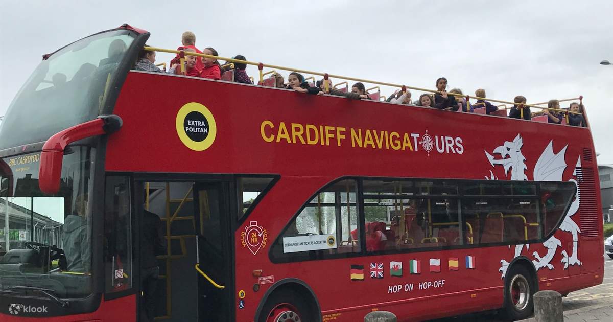 Cardiff HopOn HopOff Sightseeing Bus (Open Top), UK Klook